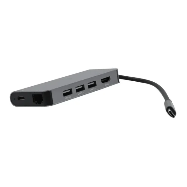 Adaptador Multipuerto VTA 8 en 1 USBC a HDMI |RJ 45 Macho| 3 USB-A|USB-C|SD|Micro SD - Imagen 2