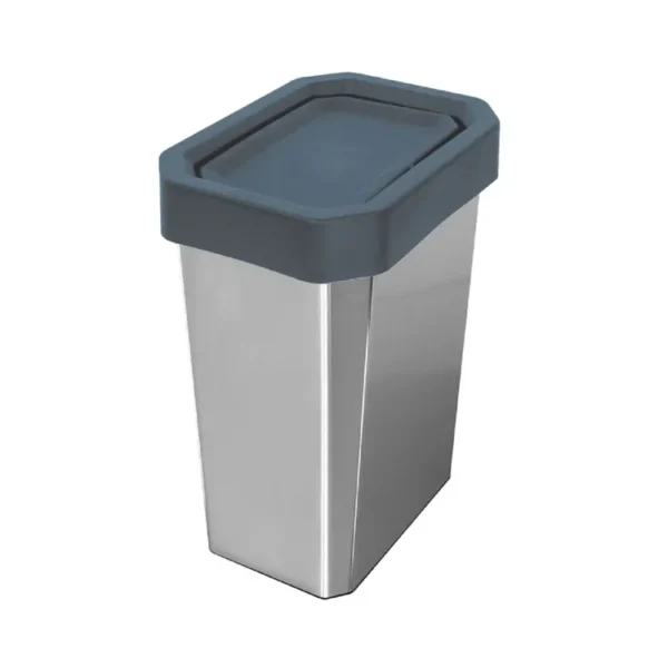 Caneca / Papelera Tapa Vaivén 10 Litros ESTRA Gris
