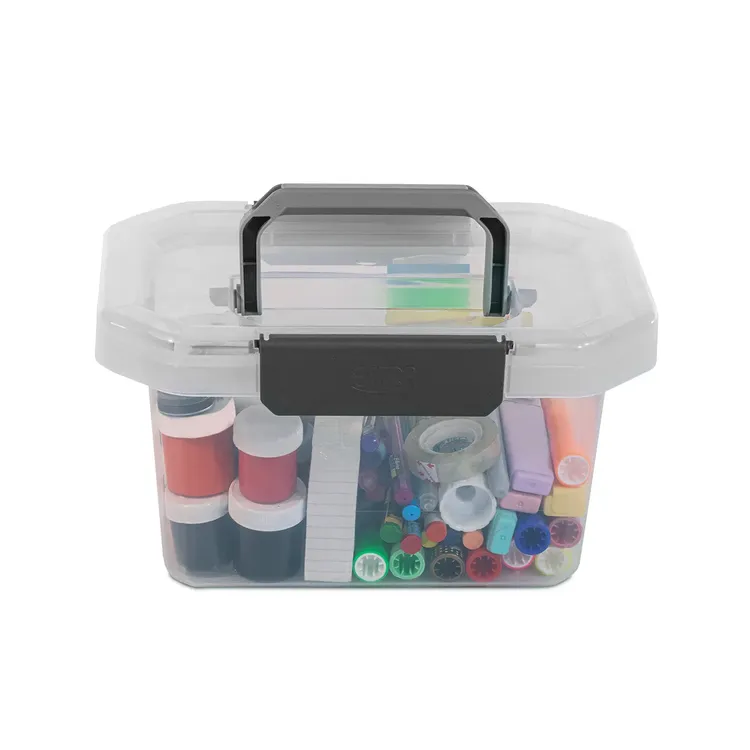 Caja Organizadora con Manijas ESTRA 4 Litros Gris - Imagen 2