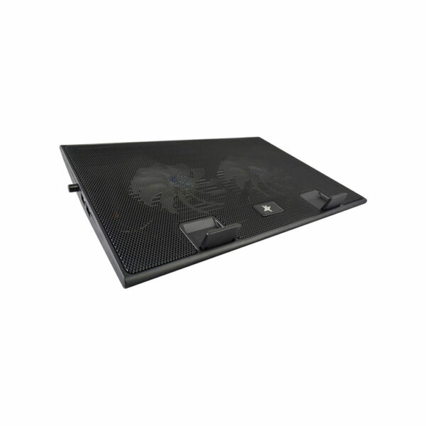 Base Enfriadora STARTEC 2 Ventiladores 2 Posiciones 15" Negro/Azul - Imagen 2