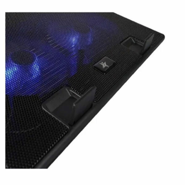 Base Enfriadora STARTEC 2 Ventiladores 2 Posiciones 15" Negro/Azul - Imagen 4