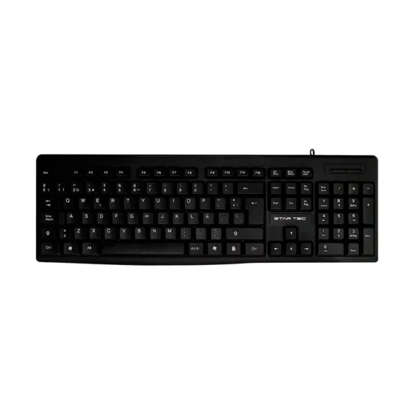 Teclado STAR TEC Alámbrico ST-KB-031 Negro