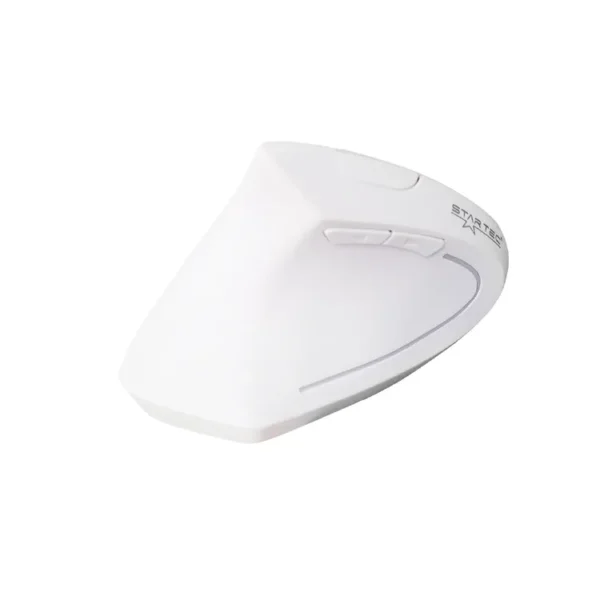 Mouse STARTEC Inalámbrico Óptico Ergonómico Vertical para Zurdos Blanco - Imagen 3