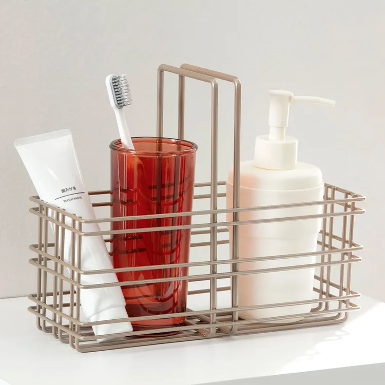 Canastilla Organizadora REJIPLAS Geo Champaña - Imagen 6