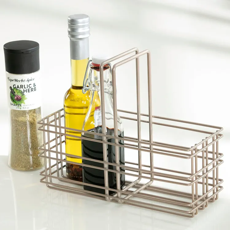 Canastilla Organizadora REJIPLAS Geo Champaña - Imagen 7