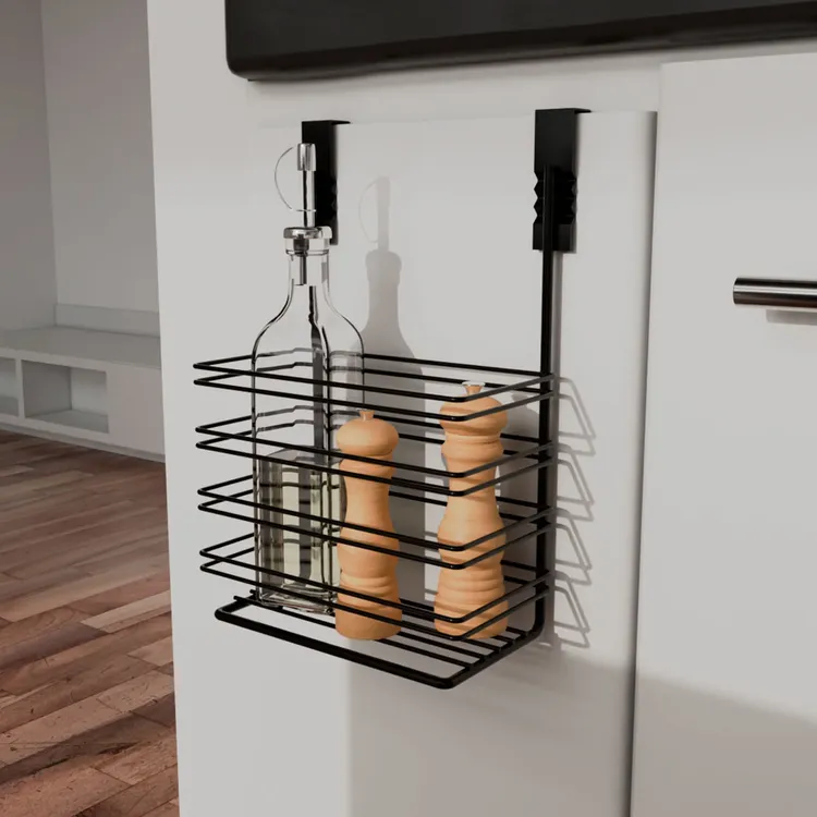 Canasta Organizadora REJIPLAS Geo para Colgar Negra - Imagen 4