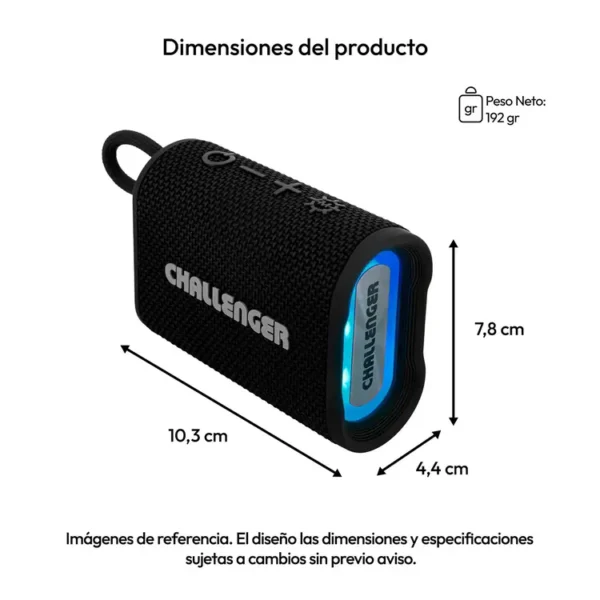 Parlante CHALLENGER SC5 Negro - Imagen 9