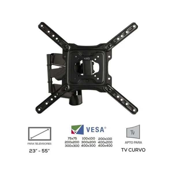 Base KALLEY Brazo Flexible para televisores 23" a 55" - Imagen 4