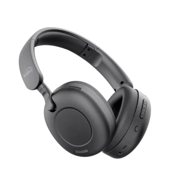 Audífonos de Diadema KALLEY Inalámbricos Bluetooth Over Ear K-AN2 Cancelación de Ruido Negro