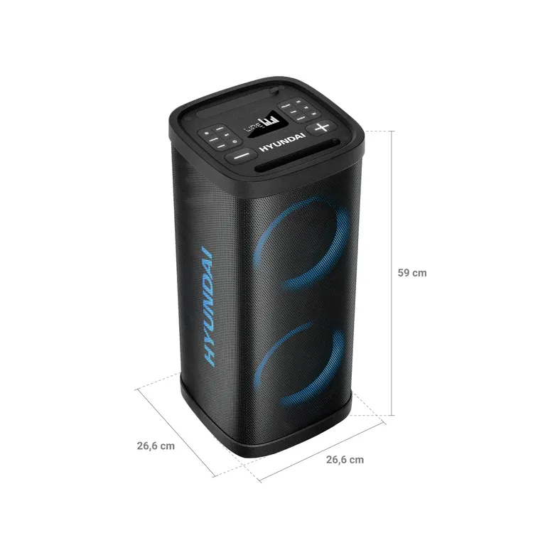 Parlante HYUNDAI HYSPBT729 Negro - Imagen 4