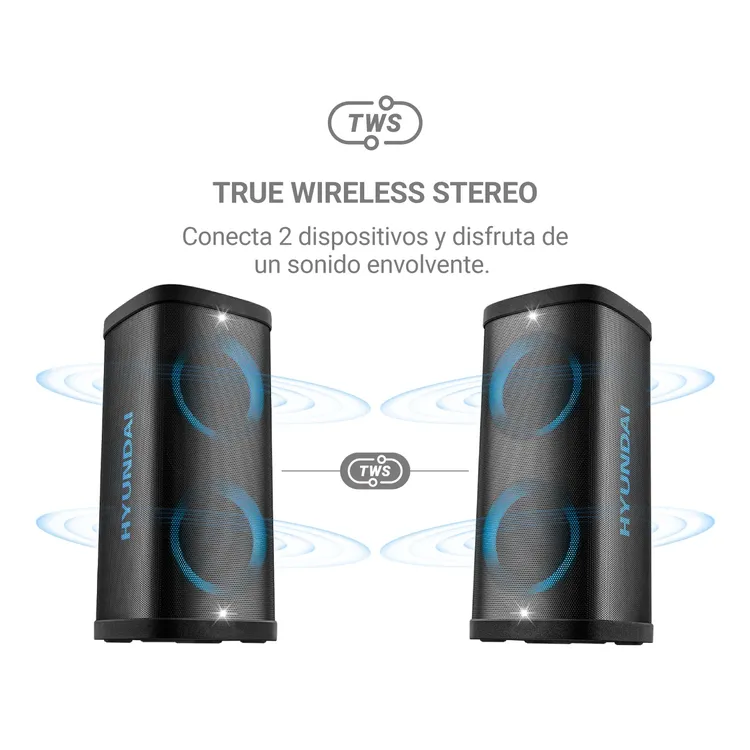 Parlante HYUNDAI HYSPBT729 Negro - Imagen 5