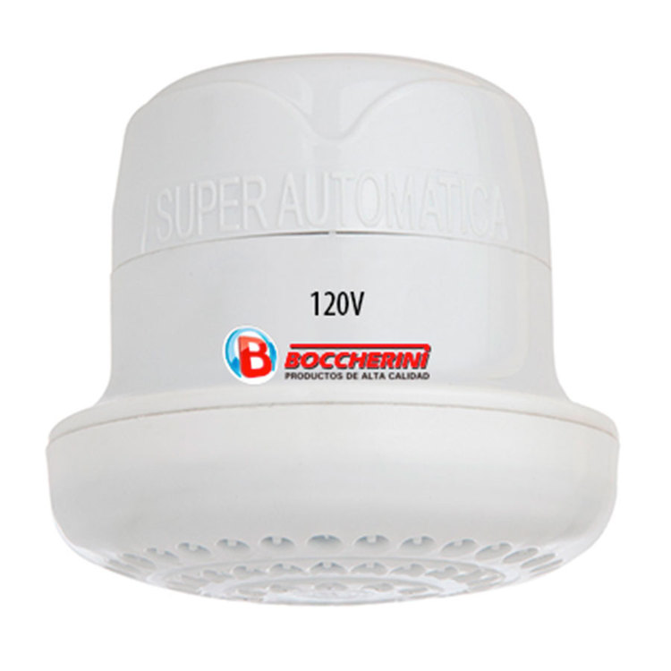 Ducha BOCCHERINI Eléctrica Gold Blanca