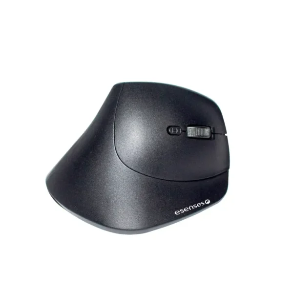 Mouse ESENSES Inalámbrico Óptico Ergonómico Vertical WVM-400 Negro - Imagen 3