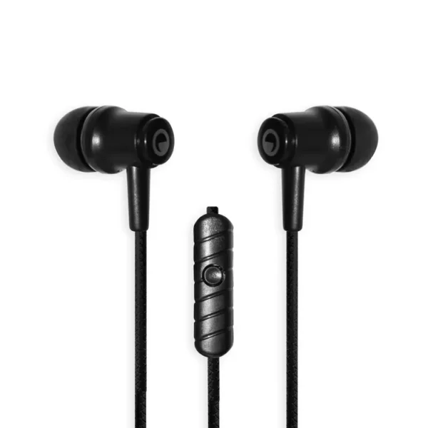 Audífonos ESENSES Alámbricos In Ear Manos Libres Plug 3.5 EB-300 Negro