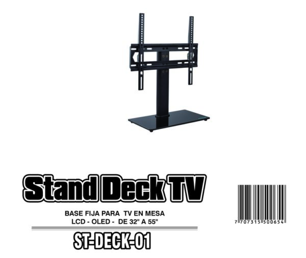 Base EMMTECGNOLOGY Mesa Fija DECK01 TV 37"a 60"