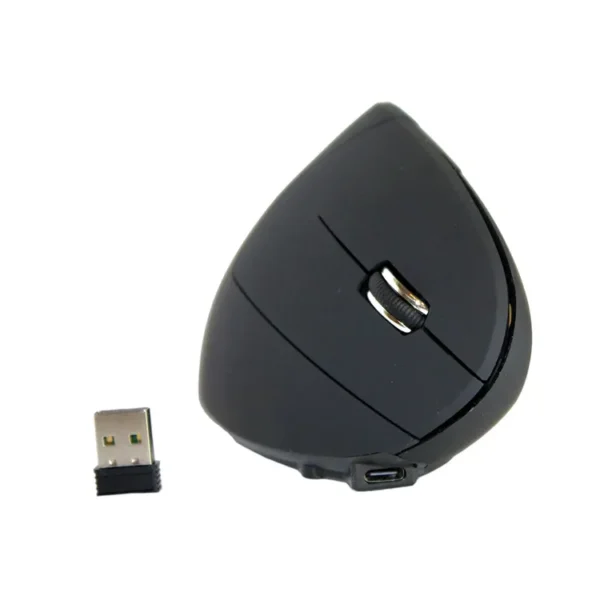 Mouse XKIM Inalámbrico Ergonómico Vertical X Recargable Negro
