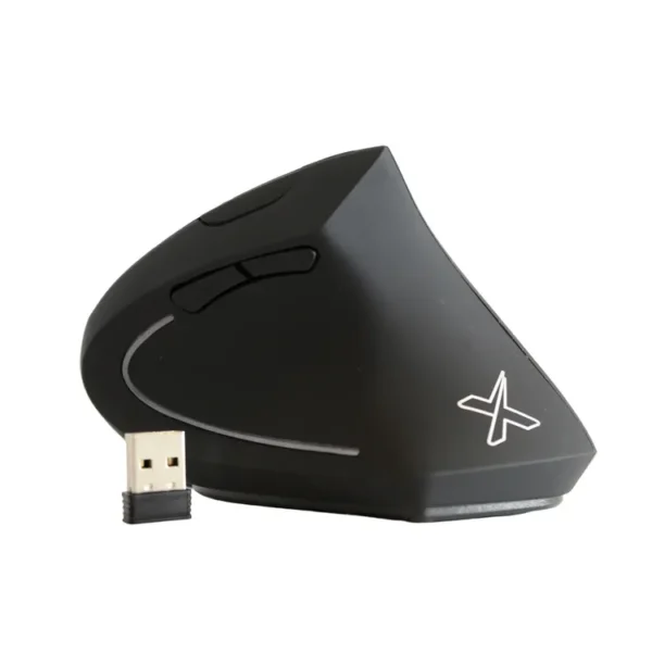Mouse XKIM Inalámbrico Ergonómico Vertical X Recargable Negro - Imagen 2