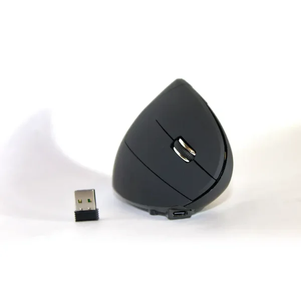 Mouse XKIM Inalámbrico Ergonómico Vertical X Recargable Negro - Imagen 4