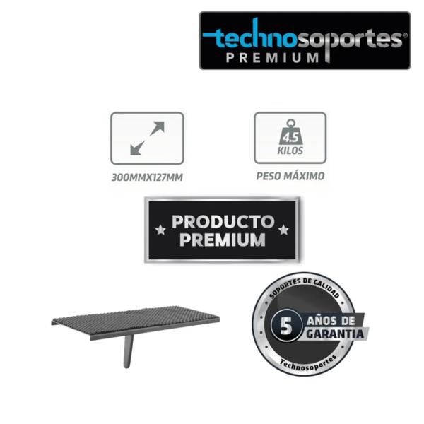 Soporte TECHNOSOPORTES Ajustable para DVD y Consolas - Imagen 4