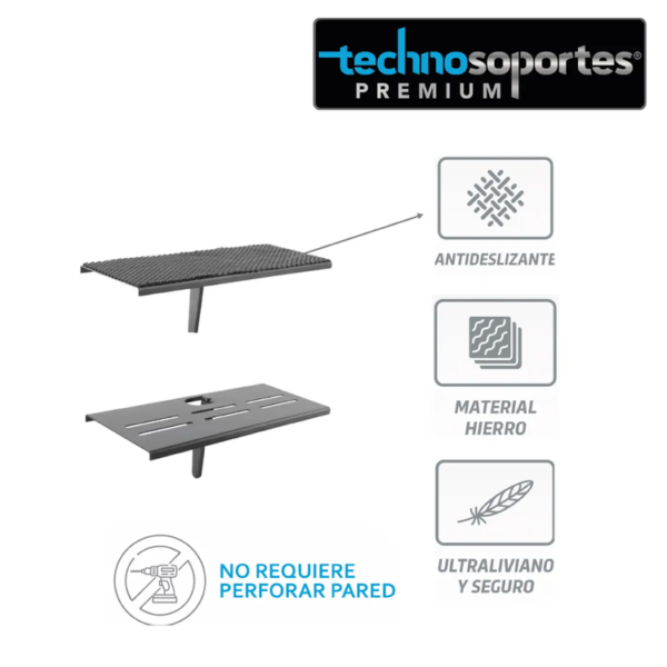 Soporte TECHNOSOPORTES Ajustable para DVD y Consolas - Imagen 6