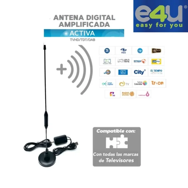 Antena Digital para TDT E4U Activa - Imagen 7