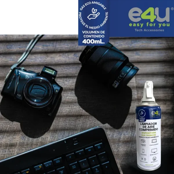 Limpiador E4U de Aire Comprimido para Dispositivos Electrónicos. - Imagen 6