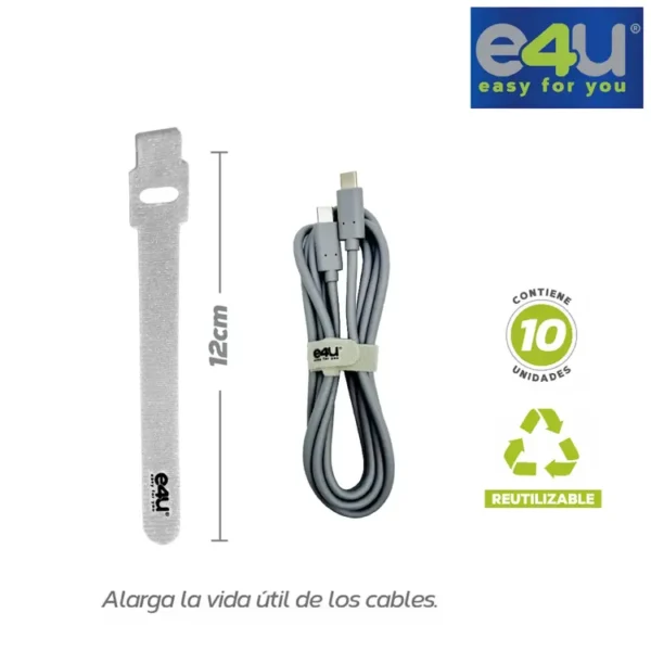 Correas de Velcro E4U x 10 Unidades - Imagen 8