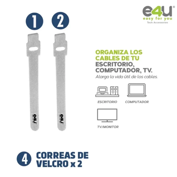 Base Fija TECHNOSOPORTES para TV de 32"a 65"+ Kit de Limpieza +<br> Paño Microfibra + 2 Correas Organizadoras + Nivel - Imagen 5