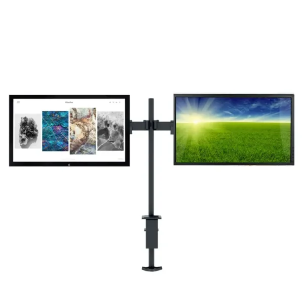 Soporte TECHNOSOPORTES Escualizable Doble BRAZO para Monitor de 10" a 32" + 2 Correas de Velcro - Imagen 3