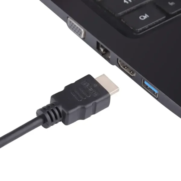 Cable E4U HDMI a HDMI 4K Alta Velocidad  con Ethernet de 5 Metros + 2 Correas de Velcro - Imagen 3