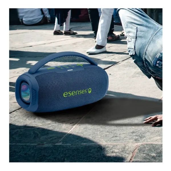 Parlante ESENSES Inalambrico Bluetooth  SP-6720 20Ws Horizontal Azul - Imagen 4