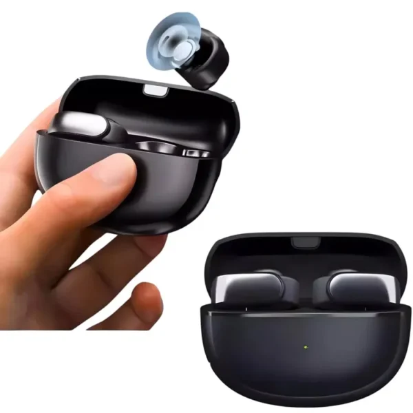 Audífonos ESENSES Inalámbricos Bluetooth Deportivos Open Ear con clip de oreja abierta OWS-1100-ENC Negro - Imagen 5