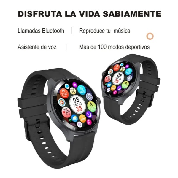 Reloj ESENSES SW-15 36.83 mm Negro - Imagen 8