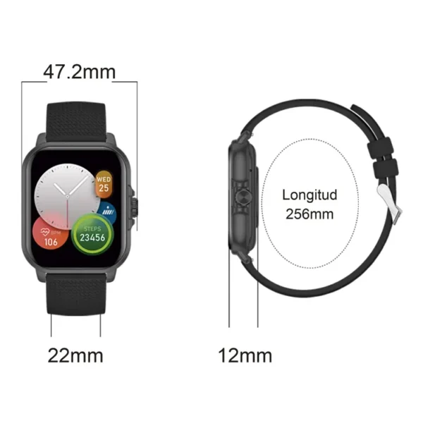 Reloj ESENSES SW-33 51.05 mm Negro - Imagen 7
