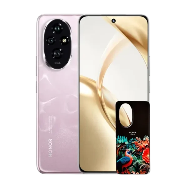 Celular HONOR 200 256GB 5G Rosa + Cover