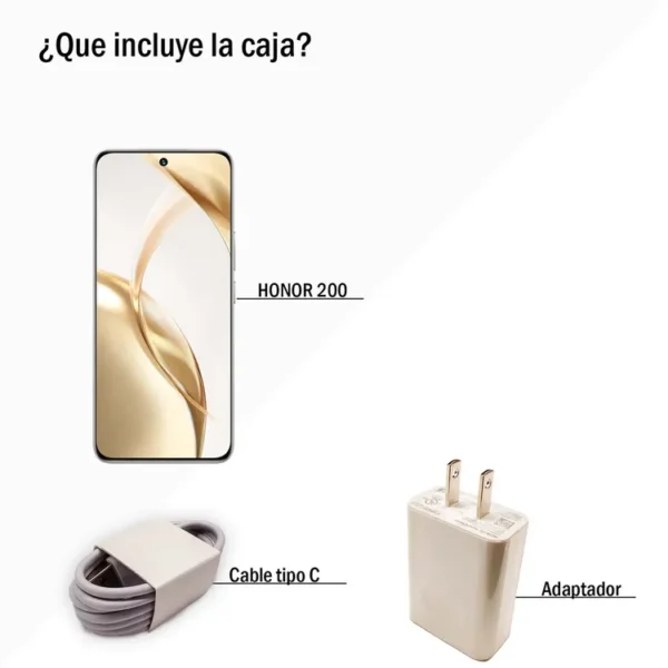 Celular HONOR 200 256GB 5G Rosa + Cover - Imagen 3