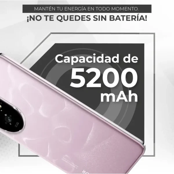 Celular HONOR 200 256GB 5G Rosa + Cover - Imagen 5