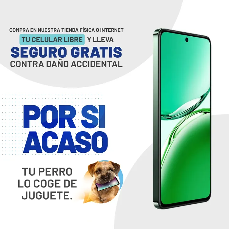 Celular OPPO Reno 12F 256GB 5G Verde + Parlante - Imagen 2