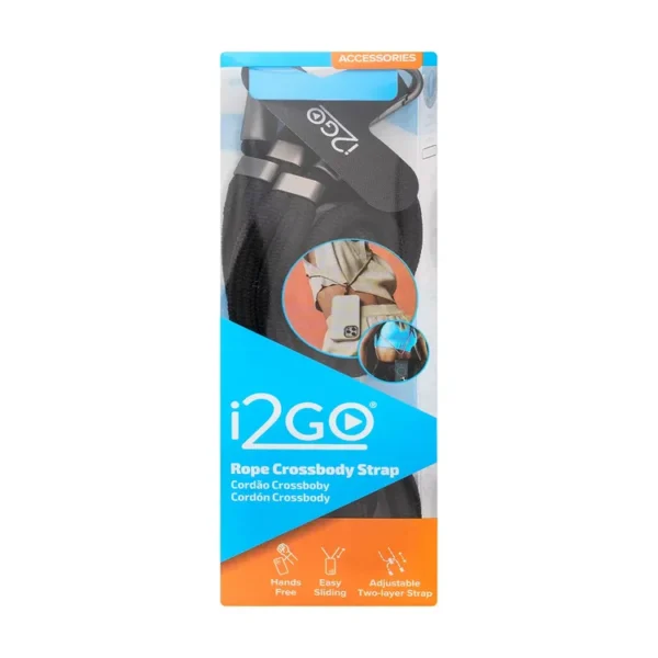 Cordón Colgante Universal  i2GO para Celular Crossbody Negro - Imagen 5