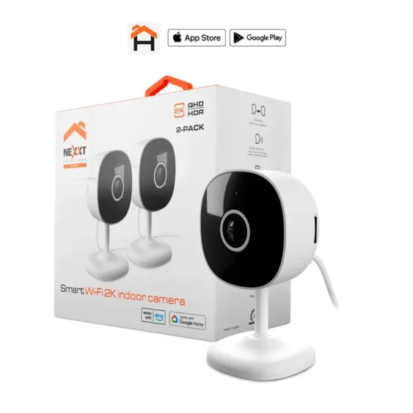 Kit Cámaras de Seguridad Fijas NEXXT WiFi de interior Visión Dia|Noche 2K FHD - Imagen 4