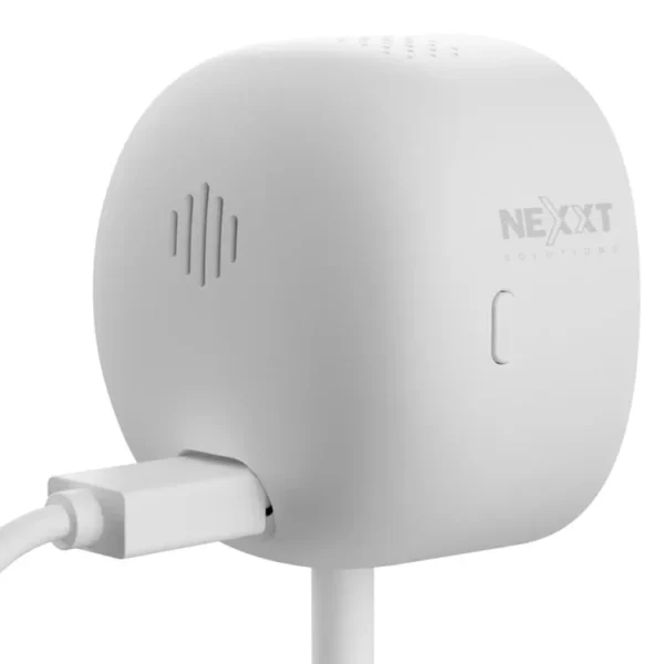 Kit NEXXT Cámara de Seguridad Fija WiFi 2K + Toma Corriente Inteligente con 2 puertos USB + Bombillo Inteligente LED WiFi 110V Multicolor - Imagen 5
