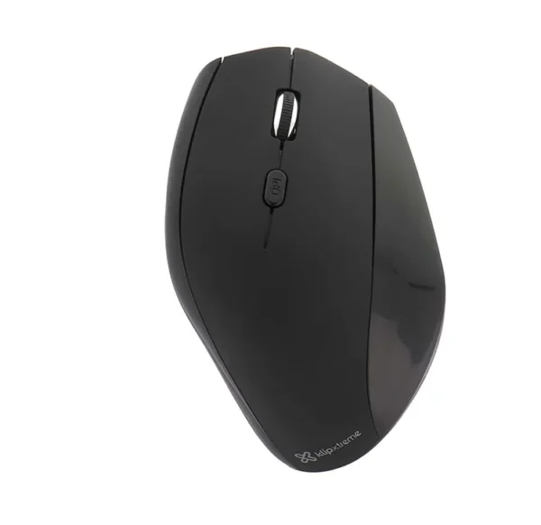 Mouse KLIP XTREME Inalámbrico Óptico Ergonómico Vertical Negro