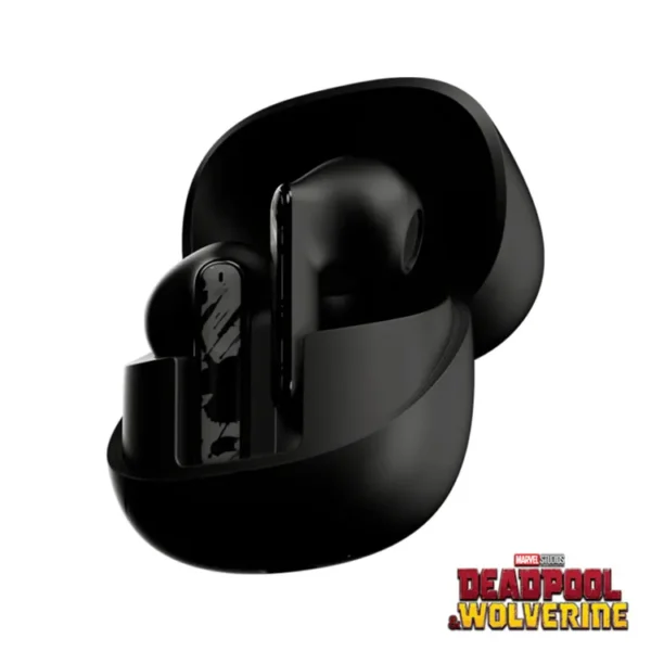 Audífonos KLIP XTREME Inalámbricos Bluetooth In Ear TWS KTE-007MD Deadpool & Wolverine Negro - Imagen 5