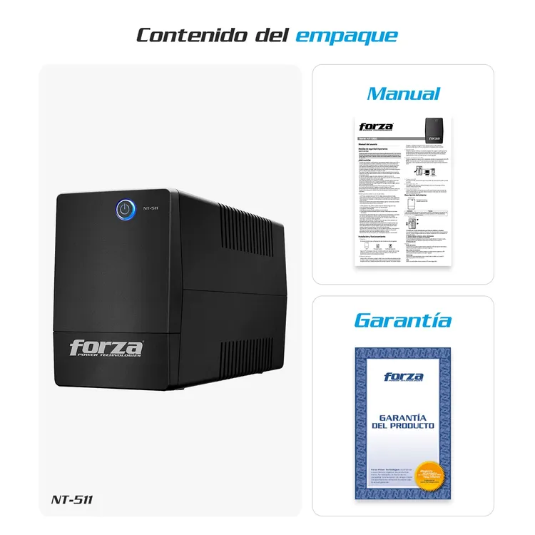 UPS FORZA 500VA 6 Salida NT511 - Imagen 6