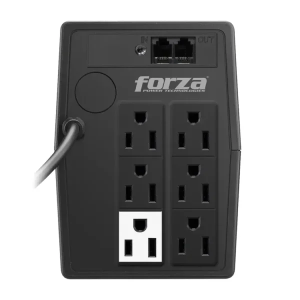 UPS Interactiva FORZA 1000VA / 500W 6 Salidas NT-1011 - Imagen 3