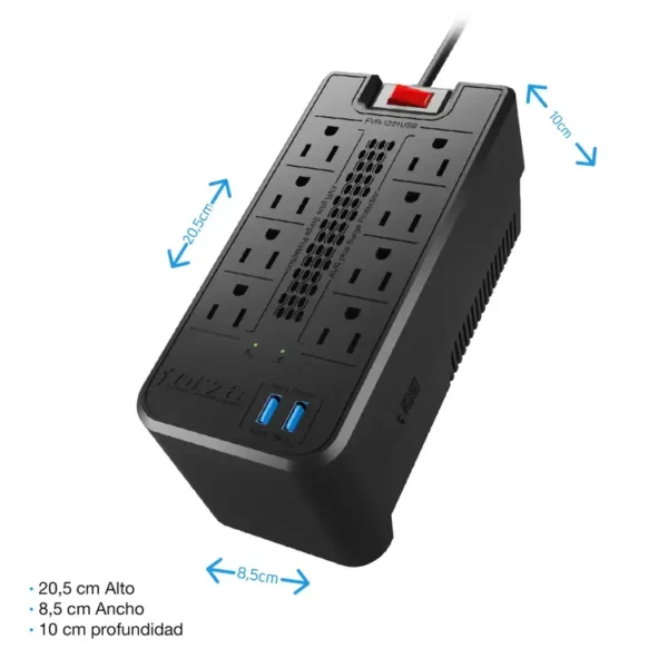 Regulador de Voltaje FORZA 1200VA - Imagen 5