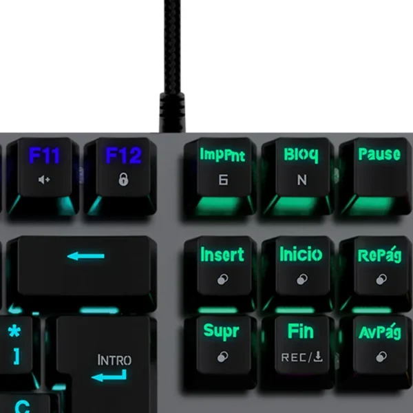 Teclado PRIMUS Alámbrico Mecánico Gaming Ballista Negro - Imagen 3