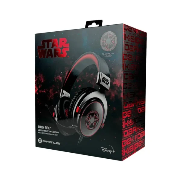 Audífonos de Diadema PRIMUS Alámbricos Over Ear Gaming PHS-S110DS Star Wars Dark Side Cancelación de Ruido Negro|Rojo - Imagen 9