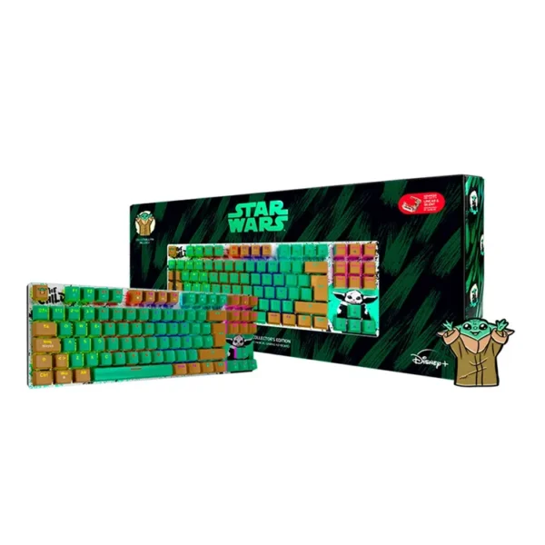 Teclado PRIMUS Alámbrico Mecánico Gaming Star Wars Grogu Multicolor - Imagen 9
