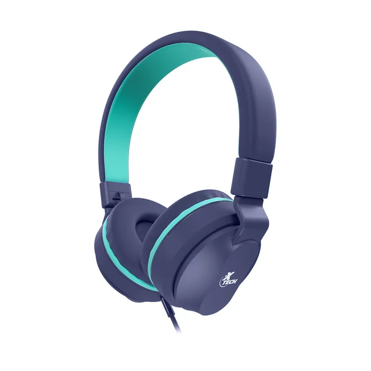 Audífonos de Diadema XTECH Alámbricos On Ear XTH-355 para Niños Azul